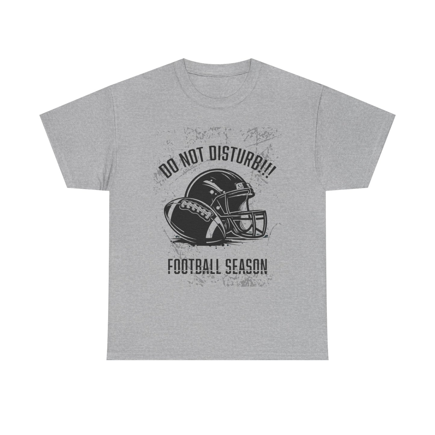 Football Season Do Not Disturb Tee, Male's Cotton Shirt, Sports Fan Gift, Game Day Apparel, Casual Wear, Football Lovers