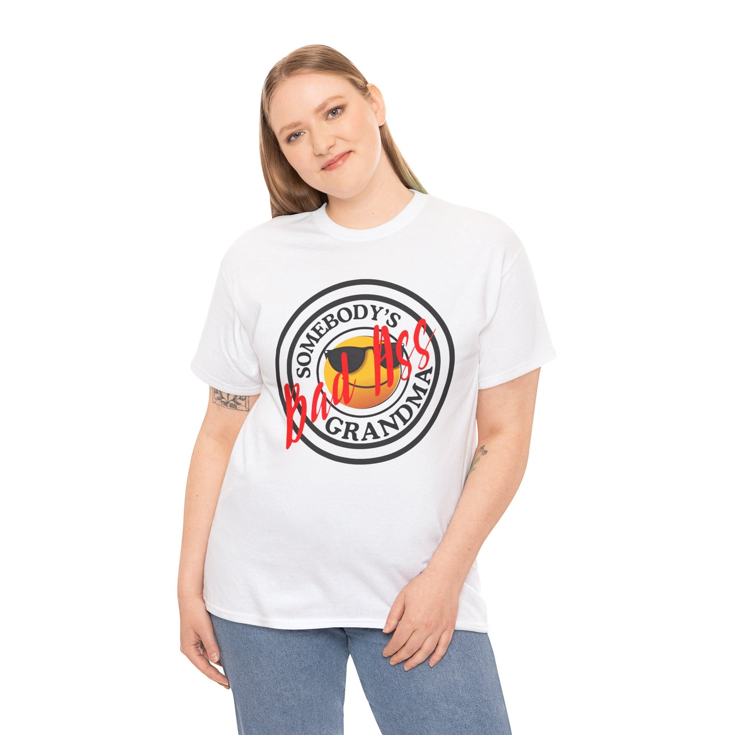 Somebody's Badass Grandma Tee, Funny T-Shirt, Gift for Grandmothers, Casual Wear, Family Gatherings, Birthday Present