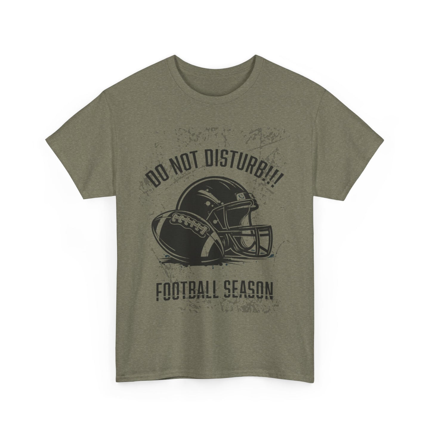 Football Season Do Not Disturb Tee, Male's Cotton Shirt, Sports Fan Gift, Game Day Apparel, Casual Wear, Football Lovers