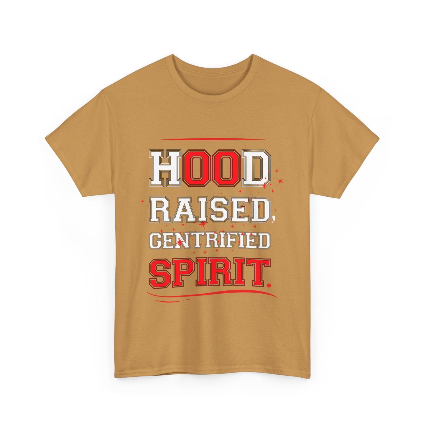 Hood Raised Spirit Unisex Heavy Cotton Tee - Empowering Streetwear