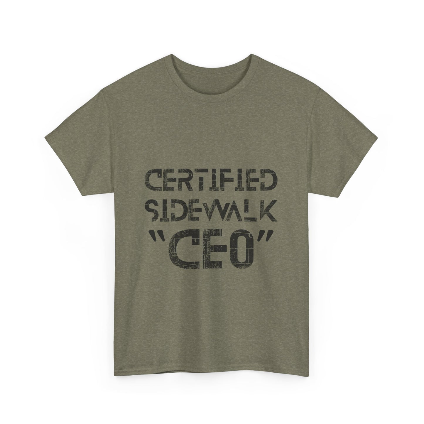 Certified Sidewalk CEO Tee - Fun Unisex T-Shirt, Birthday Gift, Casual Wear, Urban Style, Streetwear Fashion