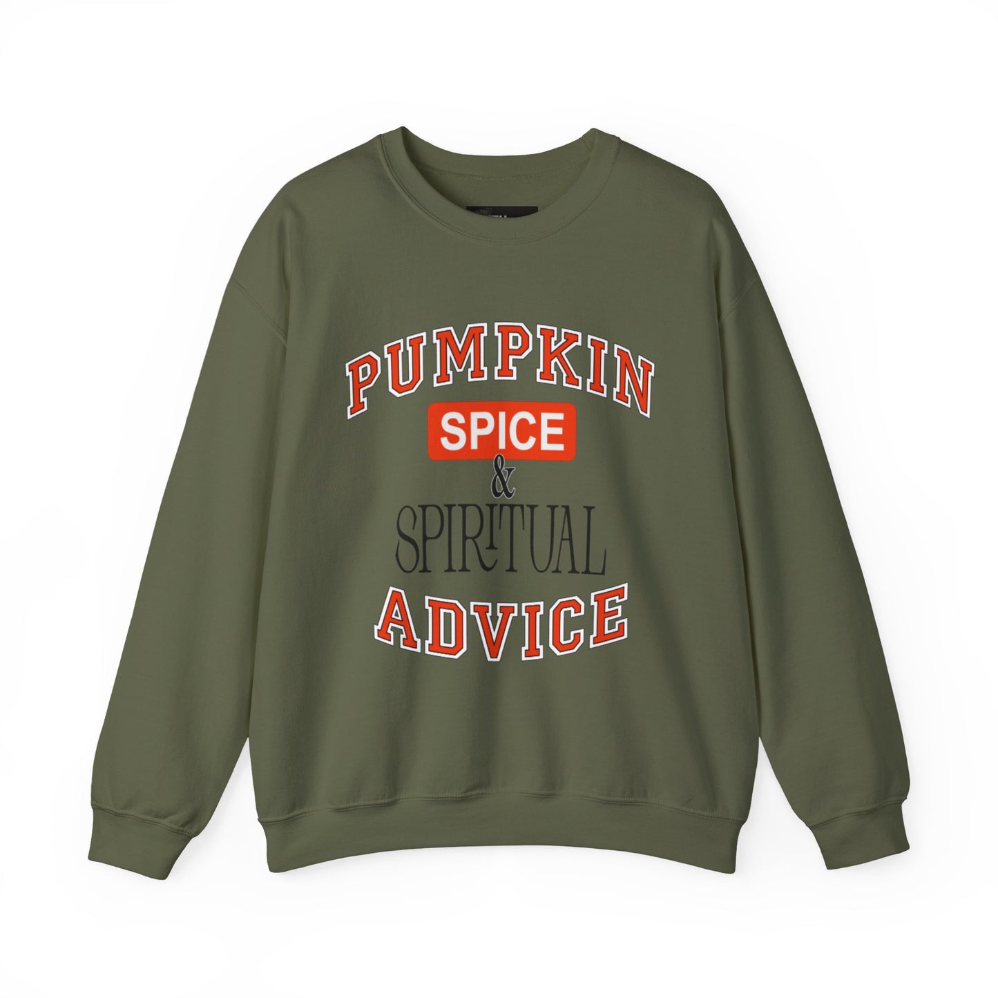 Cozy Pumpkin Spice Sweatshirt, Fall Sweatshirt, Spiritual Advice Crewneck, Autumn Fashion, Thanksgiving Gift, Unisex Sweater