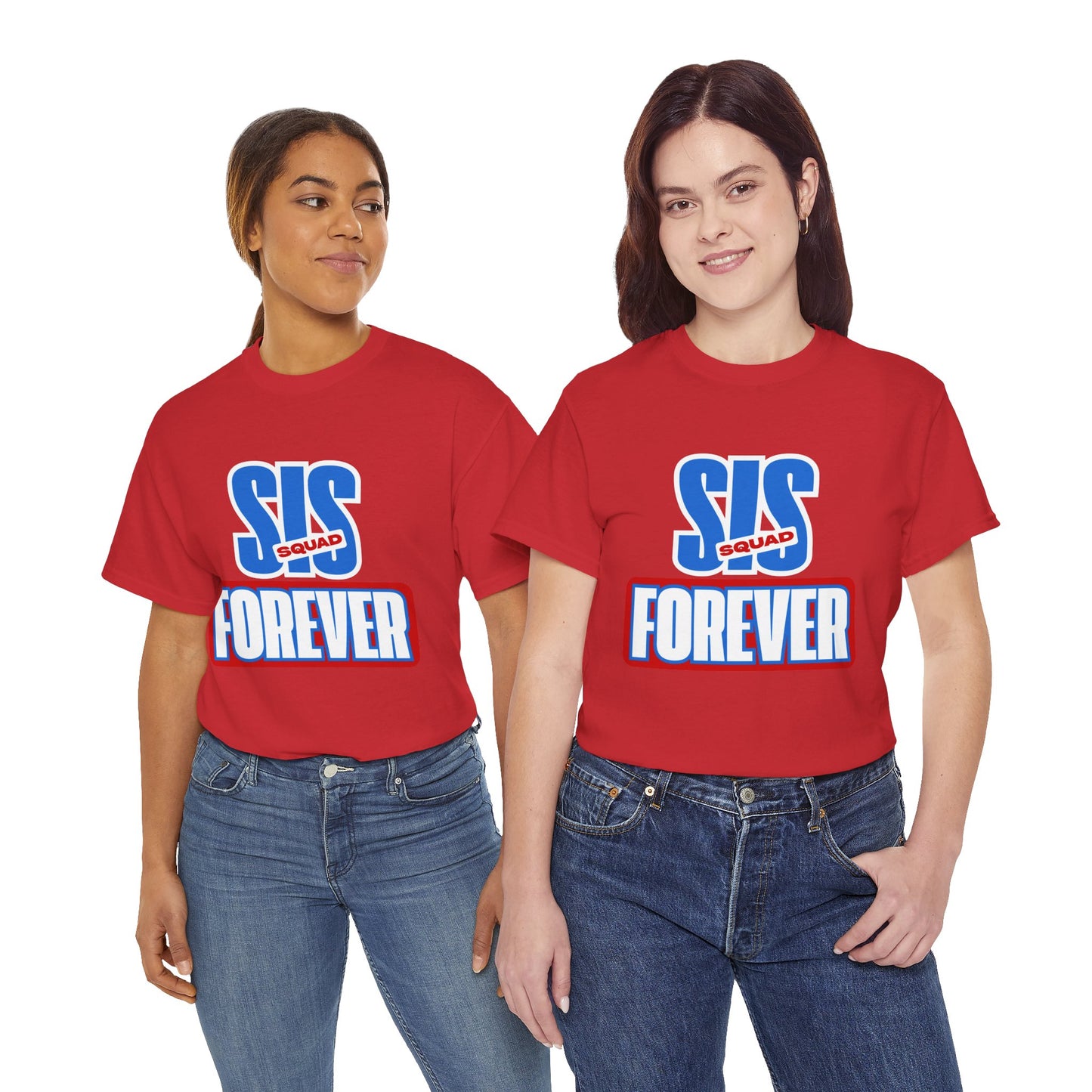 Unisex Heavy Cotton Tee - 'SUS Squad Forever' Graphic Tee, Casual Wear, Gift for Friends, Funny T-Shirt for Events, Streetwear Fashion