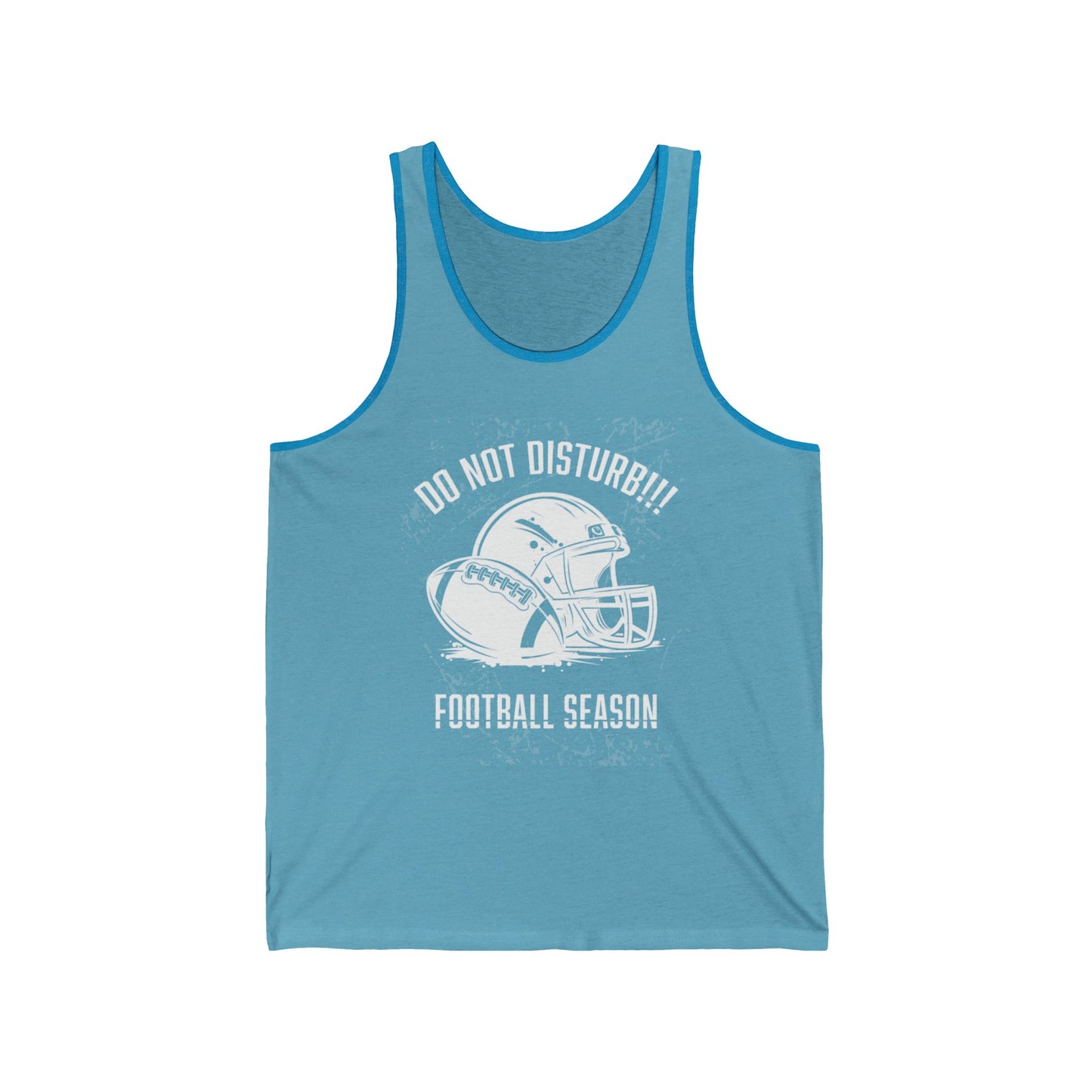 Football Season Unisex Tank Top, Graphic Tee for Fans, Summer Style, Sportswear for Game Days, Relaxed Fit Shirt