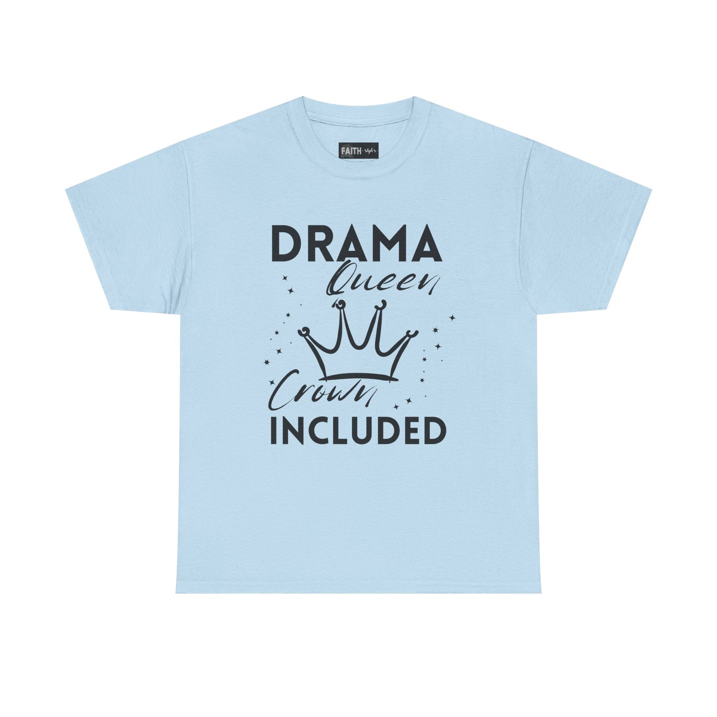 Drama Queen Cotton Tee - Empowering T-Shirt, Gift for Her, Casual Wear, Birthday Celebration, Statement Top