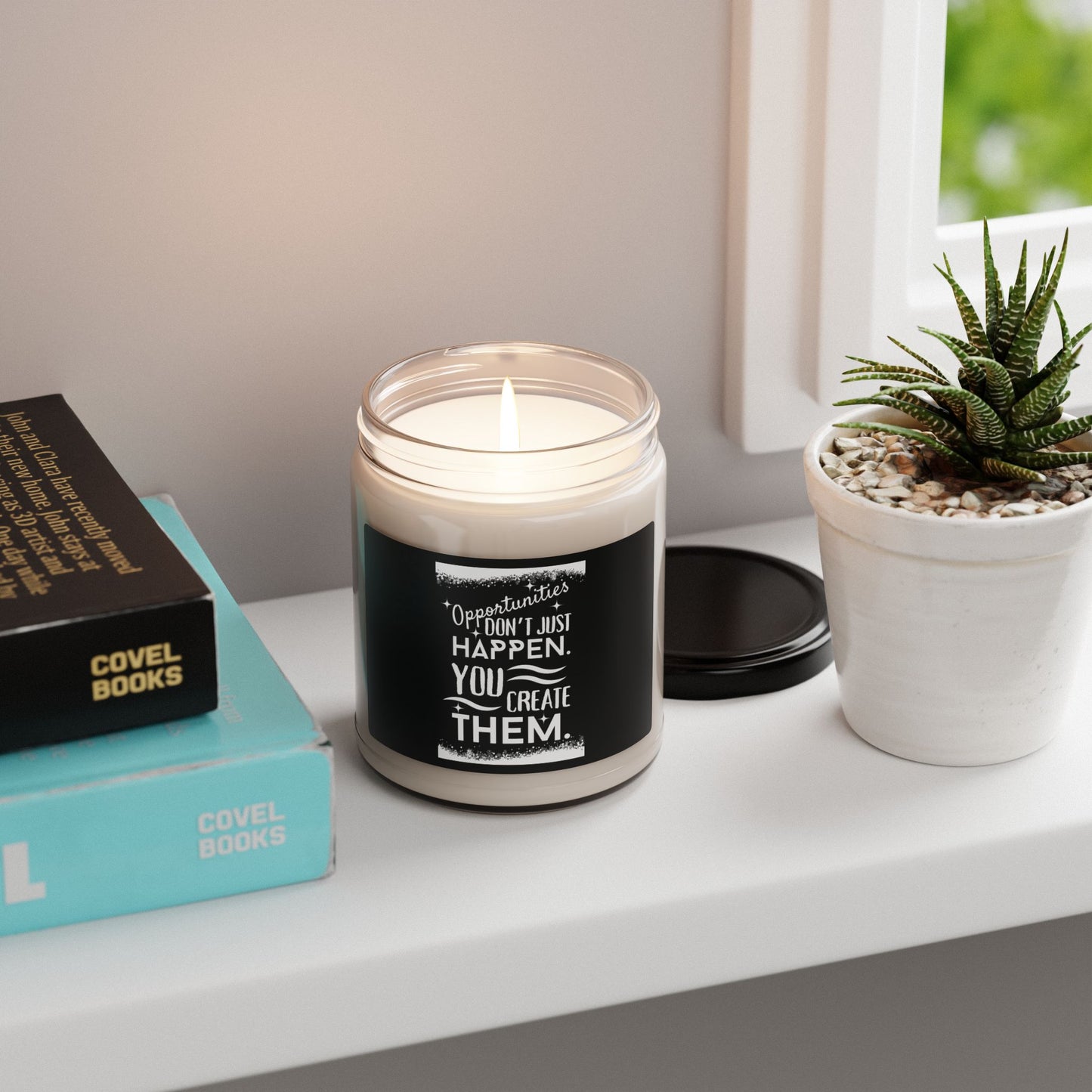 "OPPORTUNITIES" Scented Soy Candle, 9oz