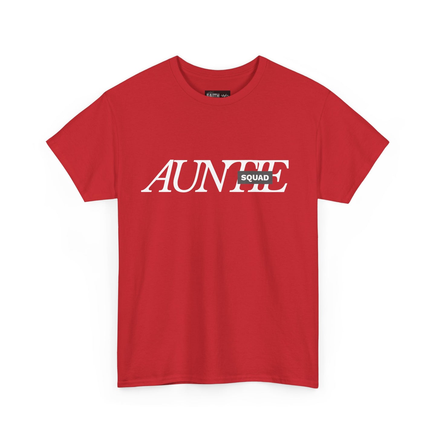Auntie Squad Unisex Heavy Cotton Tee | Perfect Gift for Aunts | Family Reunion, Birthday, Mother's Day, Casual Wear, Everyday Comfort