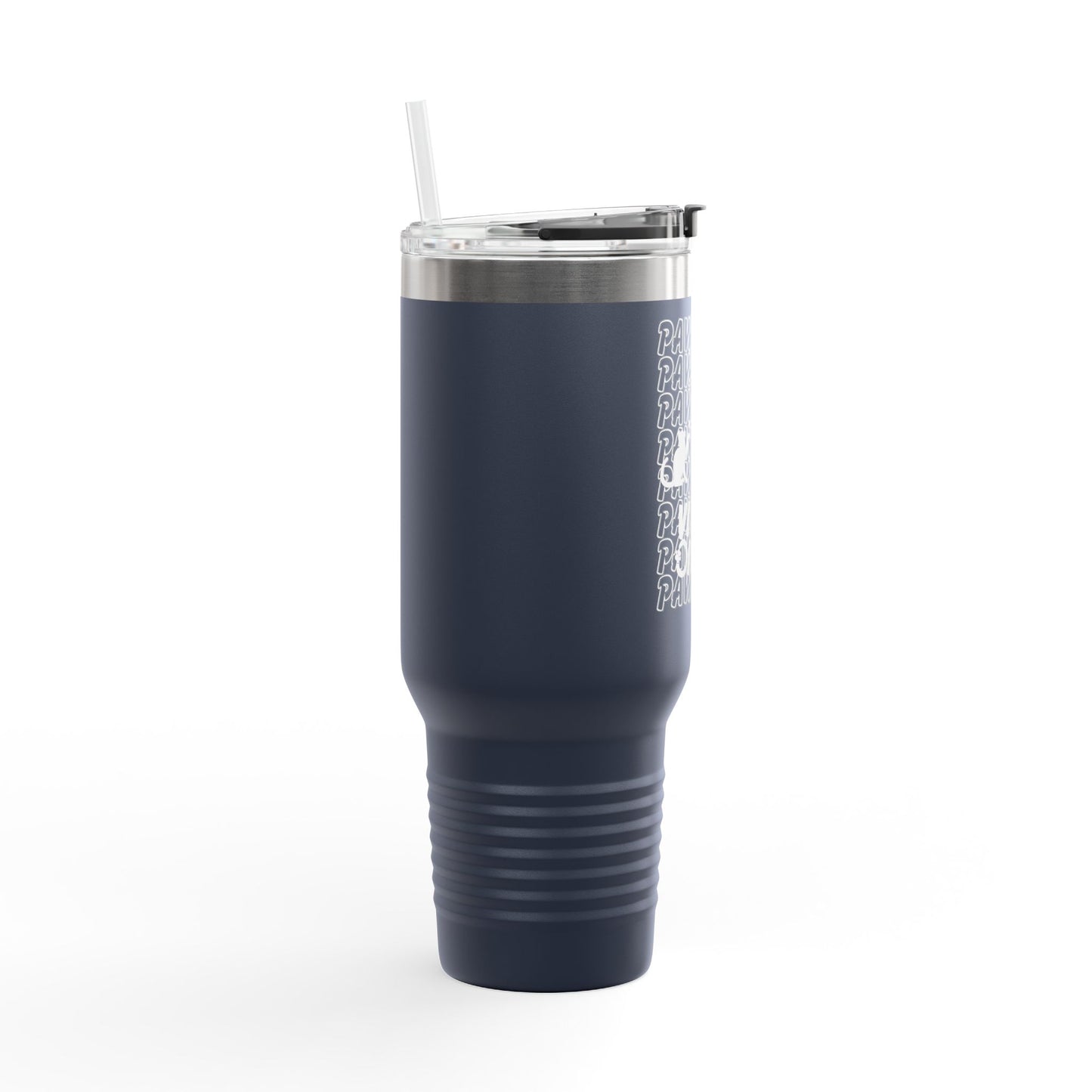 Insulated Travel Mug, 40oz-PAWSITIVE VIBES ONLY