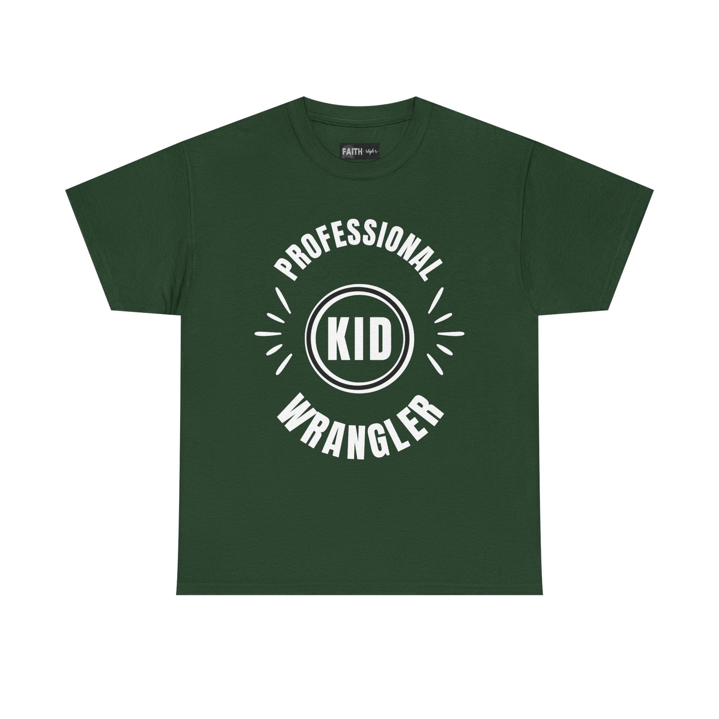 Professional Kid Wrangler T-Shirt, Fun Parenting Tee, Family Event Shirt, Gift for Moms & Dads, Kids Activities Apparel