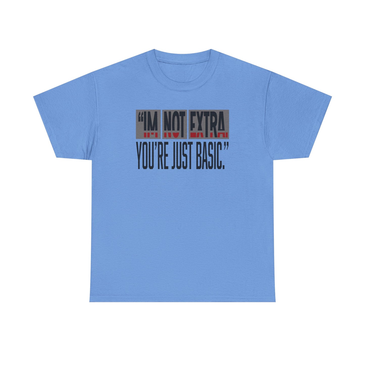 Funny Quote Male Heavy Cotton Tee, Casual T-Shirt for Everyday Wear, Gift for Friends, Birthday Gift, Trendy Statement Shirt