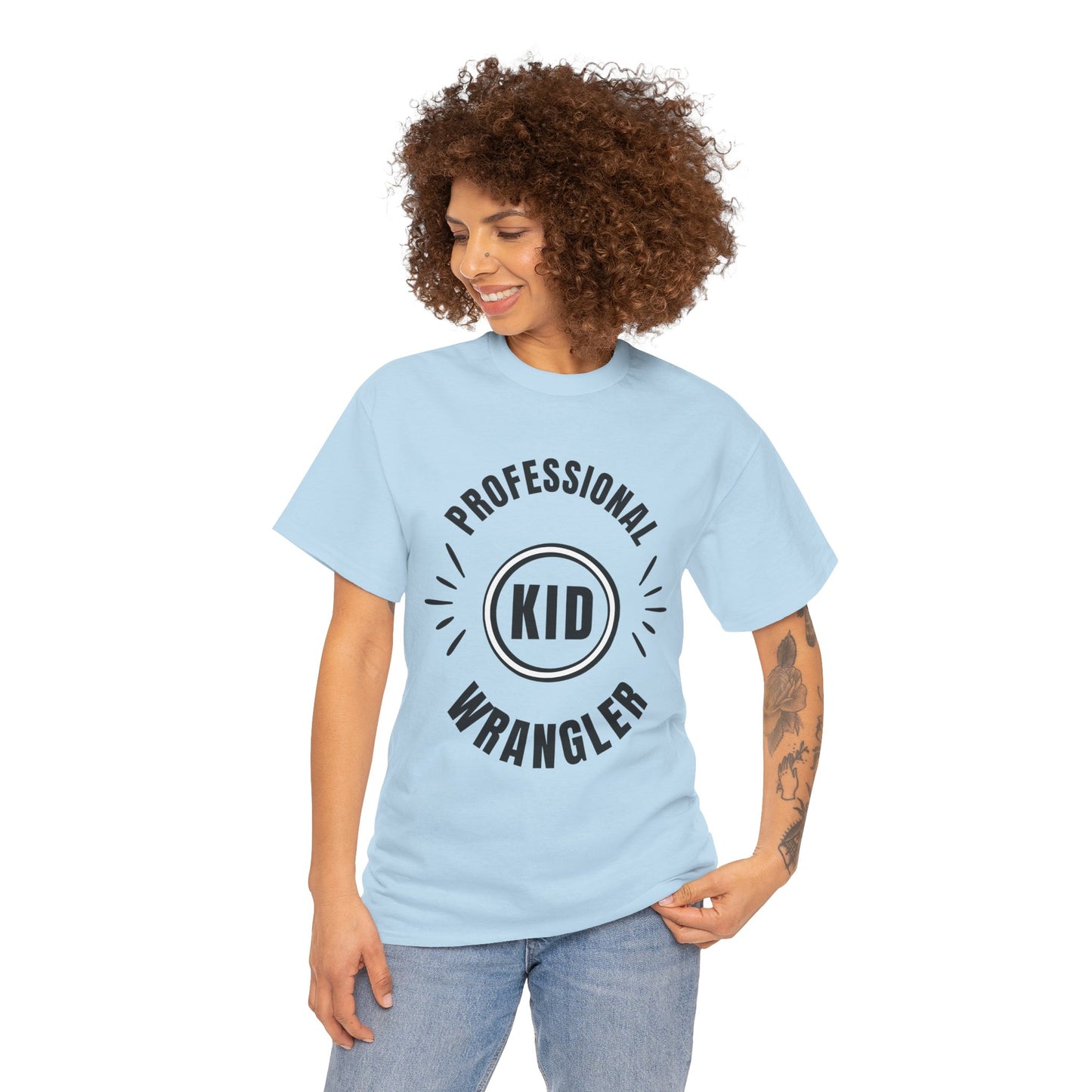 Professional Kid Wrangler T-Shirt, Fun Parenting Tee, Family Event Shirt, Gift for Moms & Dads, Kids Activities Apparel