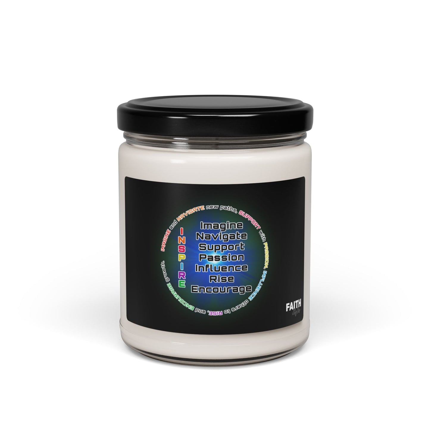 FaithStyles "INSPIRE" Scented Soy Candle, 9oz