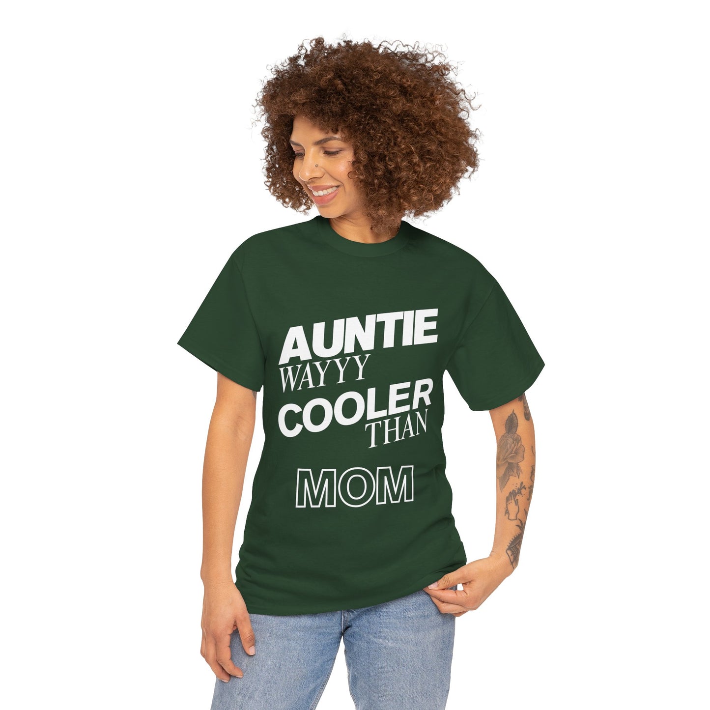 Cool Aunt Unisex Tee - Perfect Gift for Auntie, Family Gatherings, Fun Casual Wear, Birthday Celebration, Mother's Day