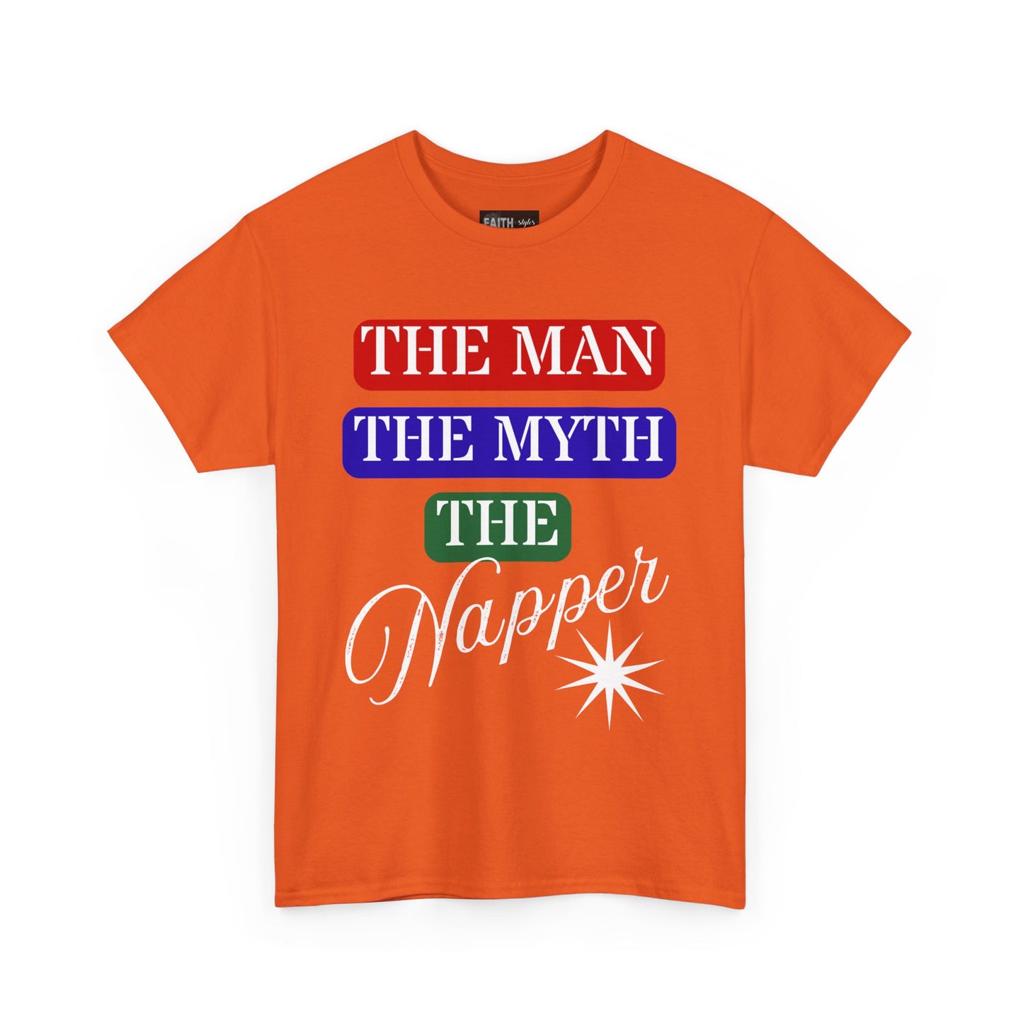 The Man, The Myth, The Napper Tee - Funny Unisex Cotton T-Shirt, Gift for Nap Lovers, Humor Apparel, Relaxation Shirt, Fun Sleepwear