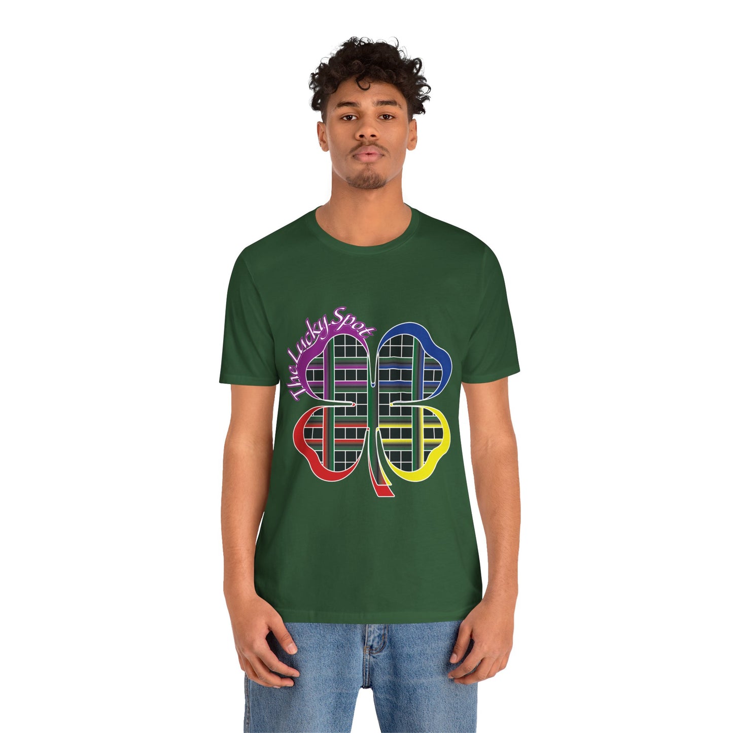 "THE LUCKY SPOT" Unisex Jersey Short Sleeve Tee