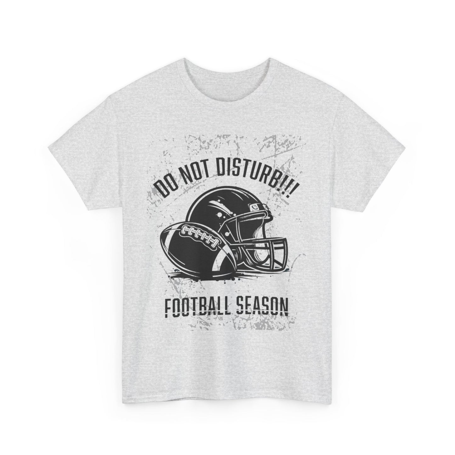 Football Season Do Not Disturb Tee, Male's Cotton Shirt, Sports Fan Gift, Game Day Apparel, Casual Wear, Football Lovers