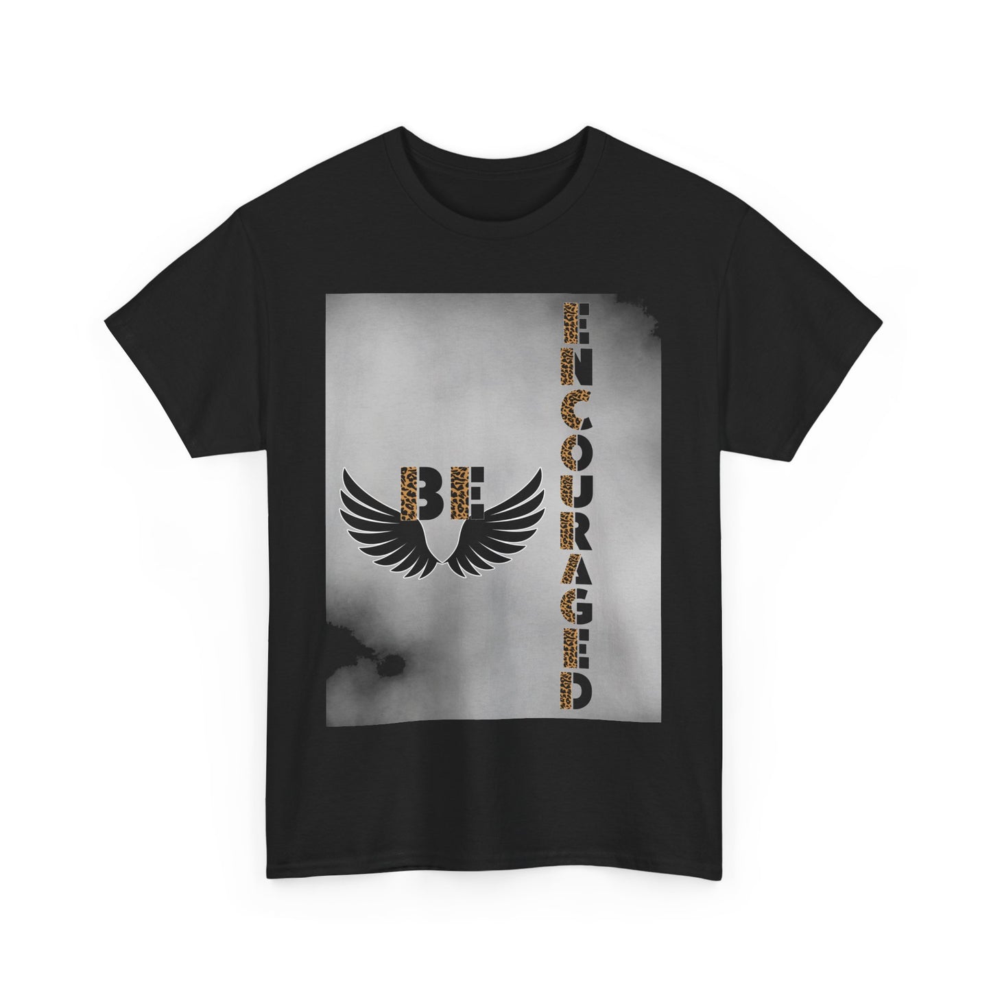 Be Encouraged Unisex Heavy Cotton T-shirt- Inspirational Gift, Motivational Shirt, Casual Wear, Everyday Reminder, Uplifting Apparel
