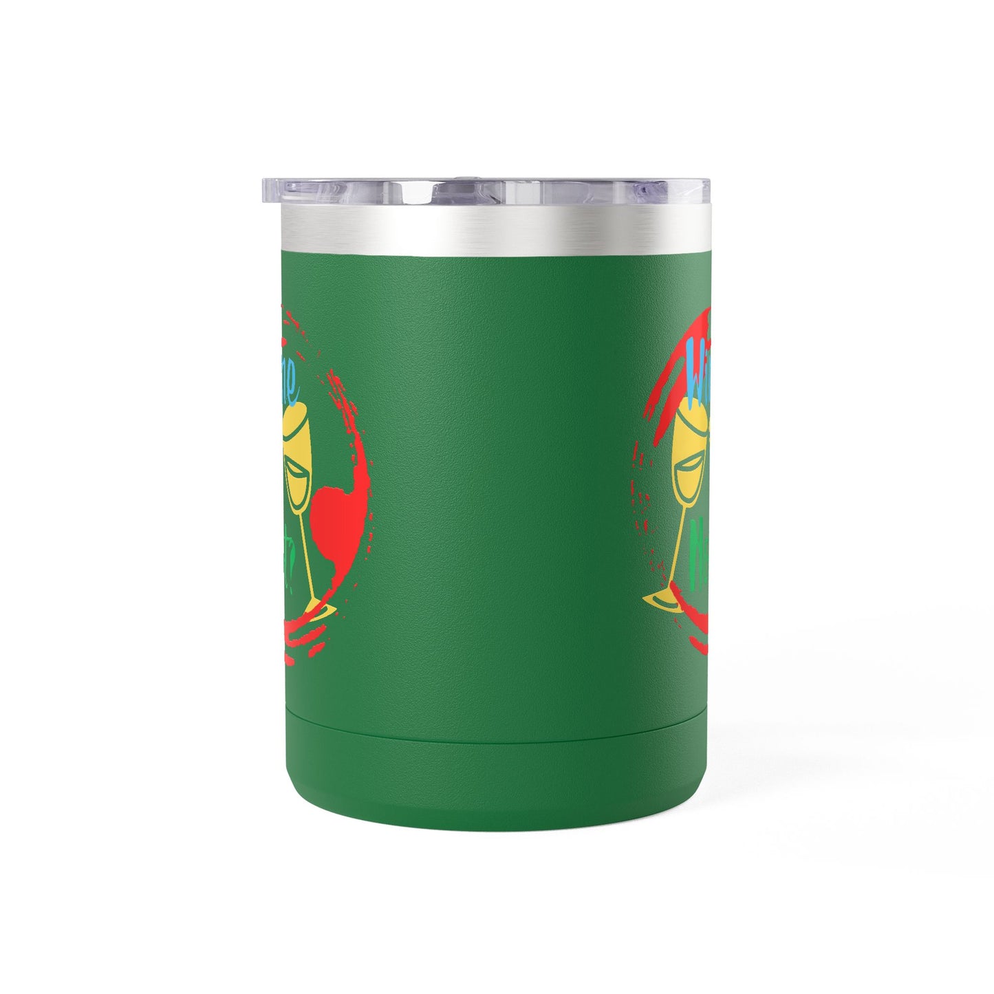Colorful Wine & Coffee Tumbler – ‘Wine Not?’ Design for Easy Sips and Fun Vibes, Perfect for Gifting, Home, or Parties, 15oz