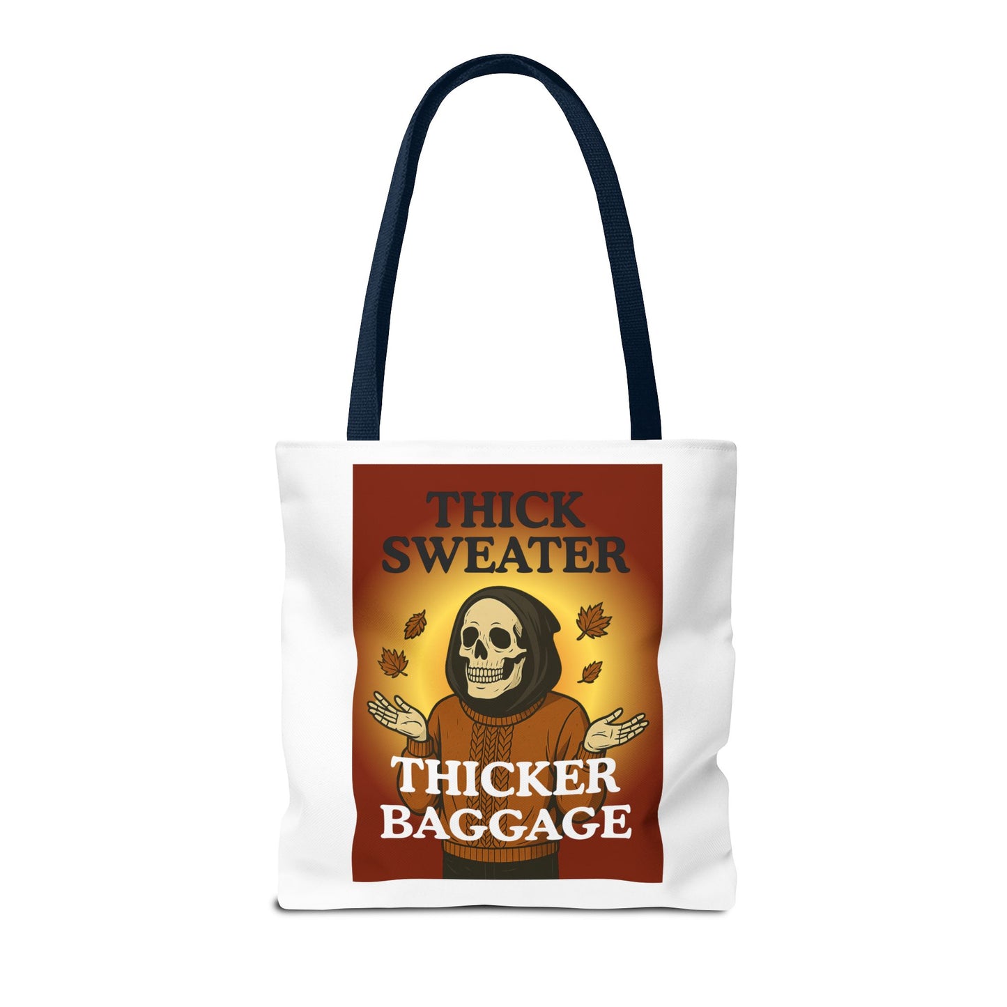 FaithStyles Fall-Themed Thicker Baggage Tote Bag, Halloween, Autumn Vibes, Eco-Friendly Gift, Spooky Baggage, Seasonal Carryall, Shopping Bag, Casual Style