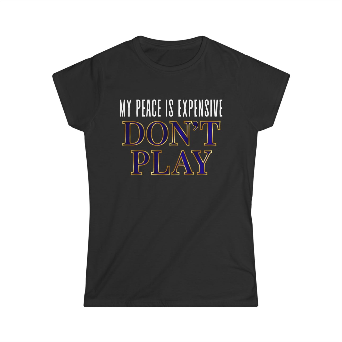 Women's Motivational T-Shirt, Fun Tee for Self-Care, Gift for Meditation Lovers, Casual Wear, Peaceful Vibes, Inspirational Apparel