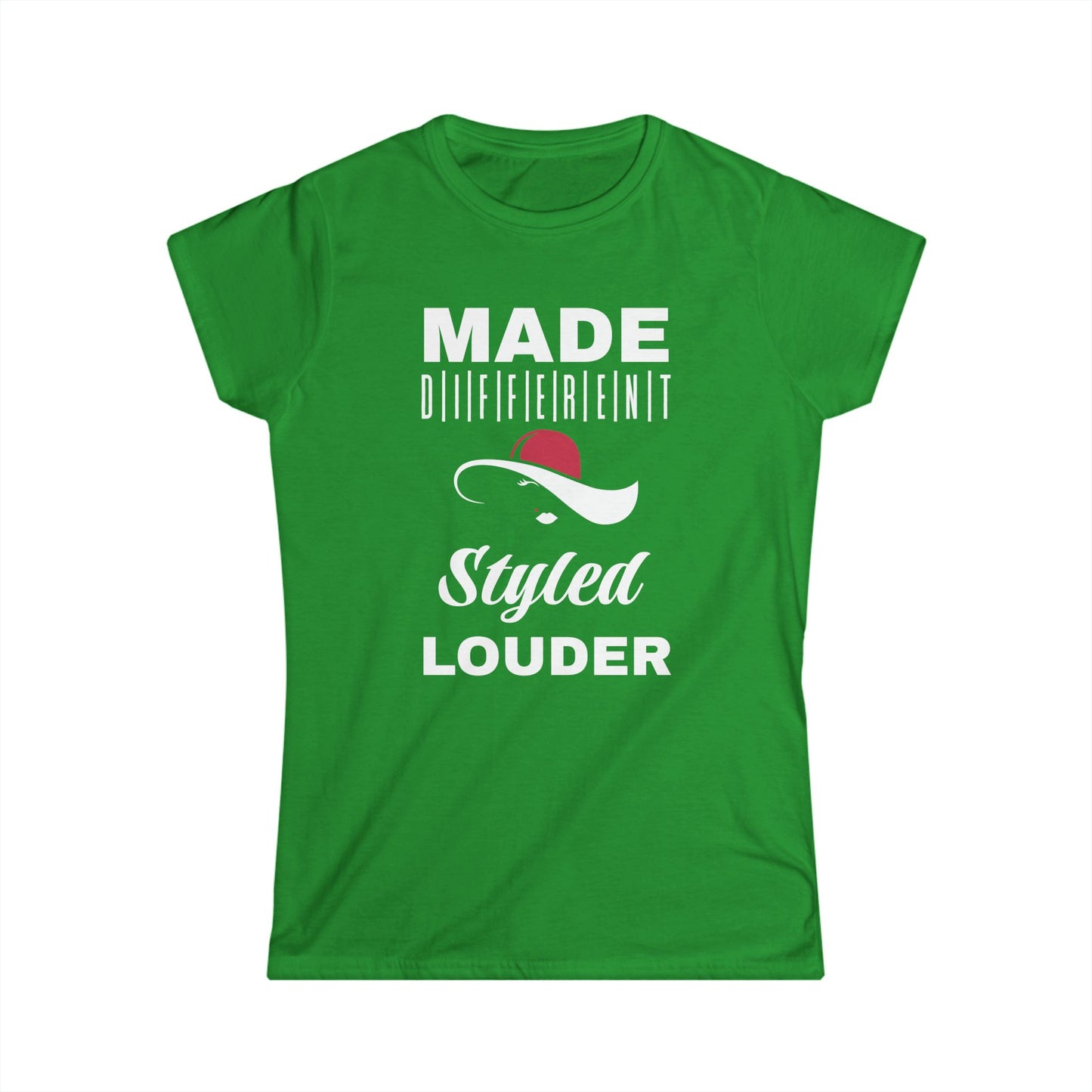 Women's Inspirational T-Shirt, Made Different Styled Louder, Casual Wear, Gift for Women, Empowerment Apparel, Motivational Tee