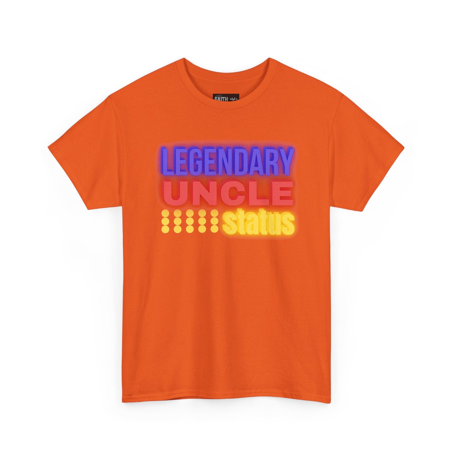 Legendary Uncle Heavy Cotton Tee, Gift for Uncle, Family Reunion Shirt, Fun Uncle T-Shirt, Birthday Gift for Him, Casual Wear