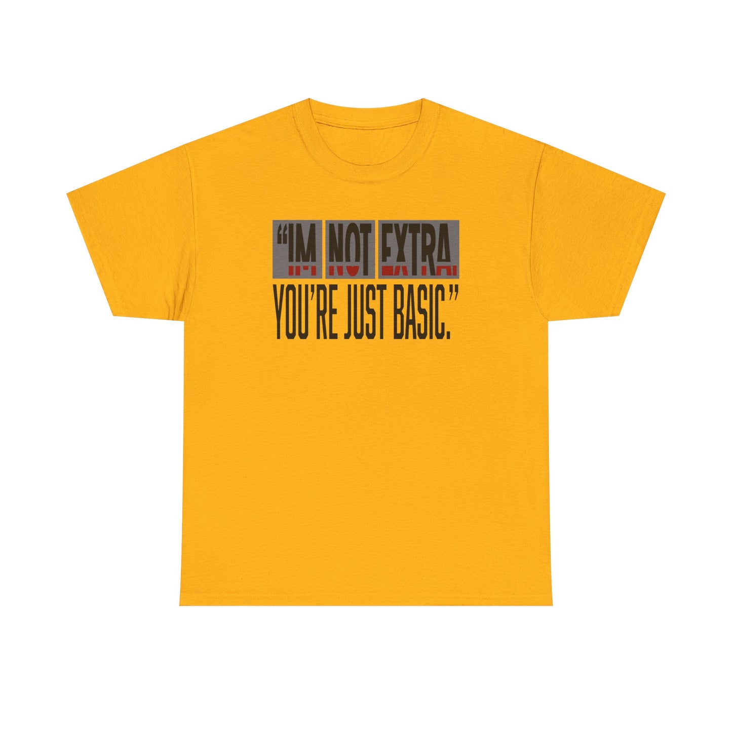 Funny Quote Male Heavy Cotton Tee, Casual T-Shirt for Everyday Wear, Gift for Friends, Birthday Gift, Trendy Statement Shirt