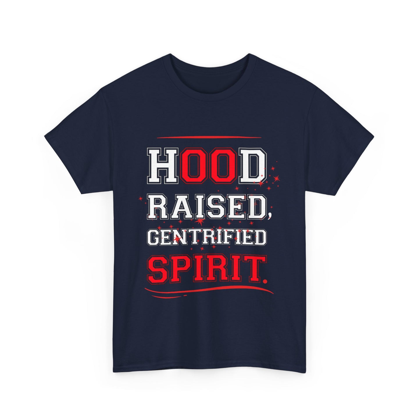 Hood Raised Spirit Unisex Heavy Cotton Tee - Empowering Streetwear
