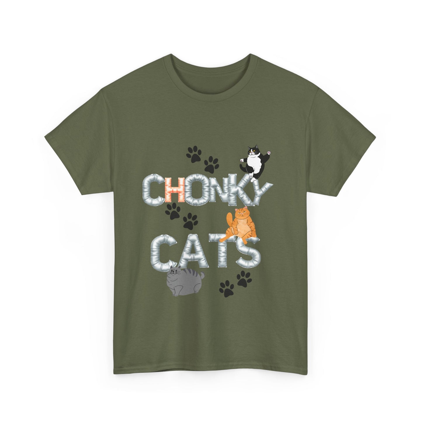 Chonk Cats Unisex Tee - Funny Pet Lovers Shirt, Cat Lover Gift, Humor Tee, Cute Animal Apparel, Gifts for Cat Owners