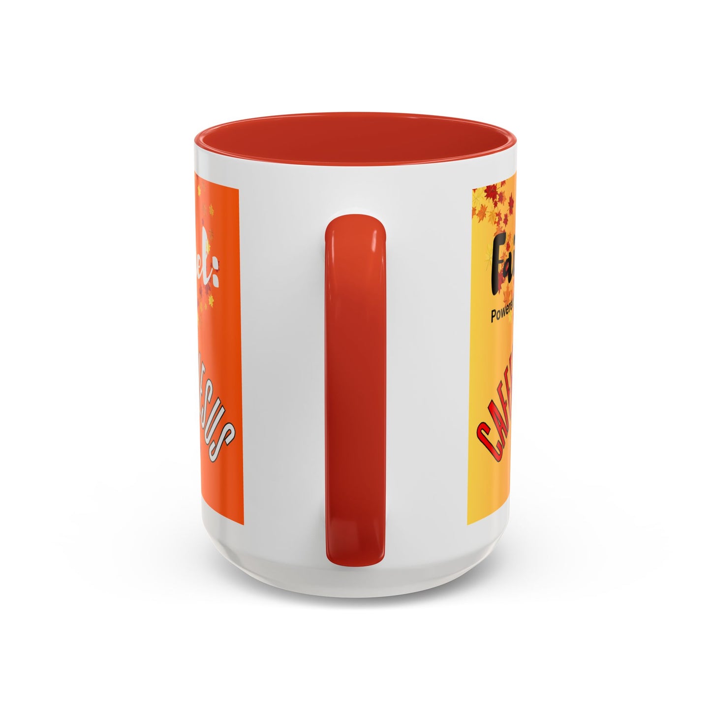 FaithFuel Caffeine & Jesus Mug - Fall Coffee Cup, Inspirational Gift, Autumn Decor, Home Office Supplies, Religious Mug