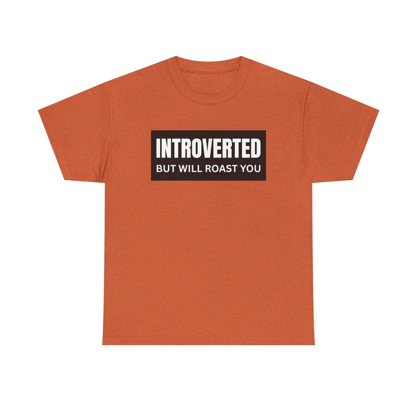 Introverted But Will Roast You Male Tee, Funny T-Shirt for Introverts, Perfect Gift for Friends, Humorous Apparel, Great for Casual [...]