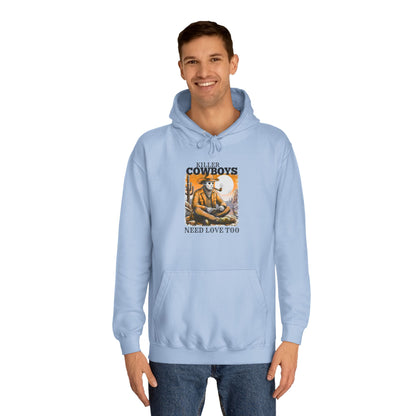 Unisex College Hoodie, Killer Cowboys
