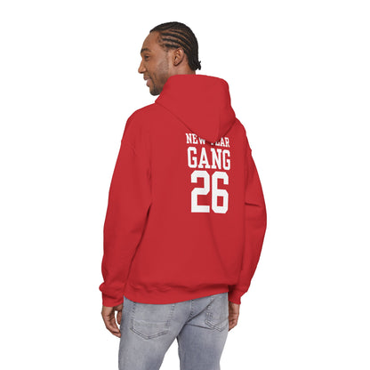 New Year Gang 26 Hoodie — Varsity Style Graphic Pullover