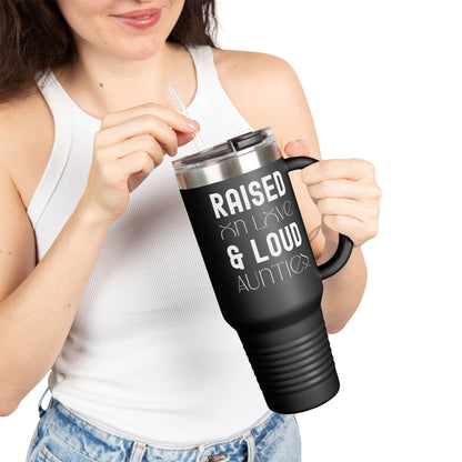 Insulated Travel Mug - 40oz | Perfect for Busy Aunties on the Go, Love & Family Inspired Design, Ideal Gift for Birthdays, Mother's [...]