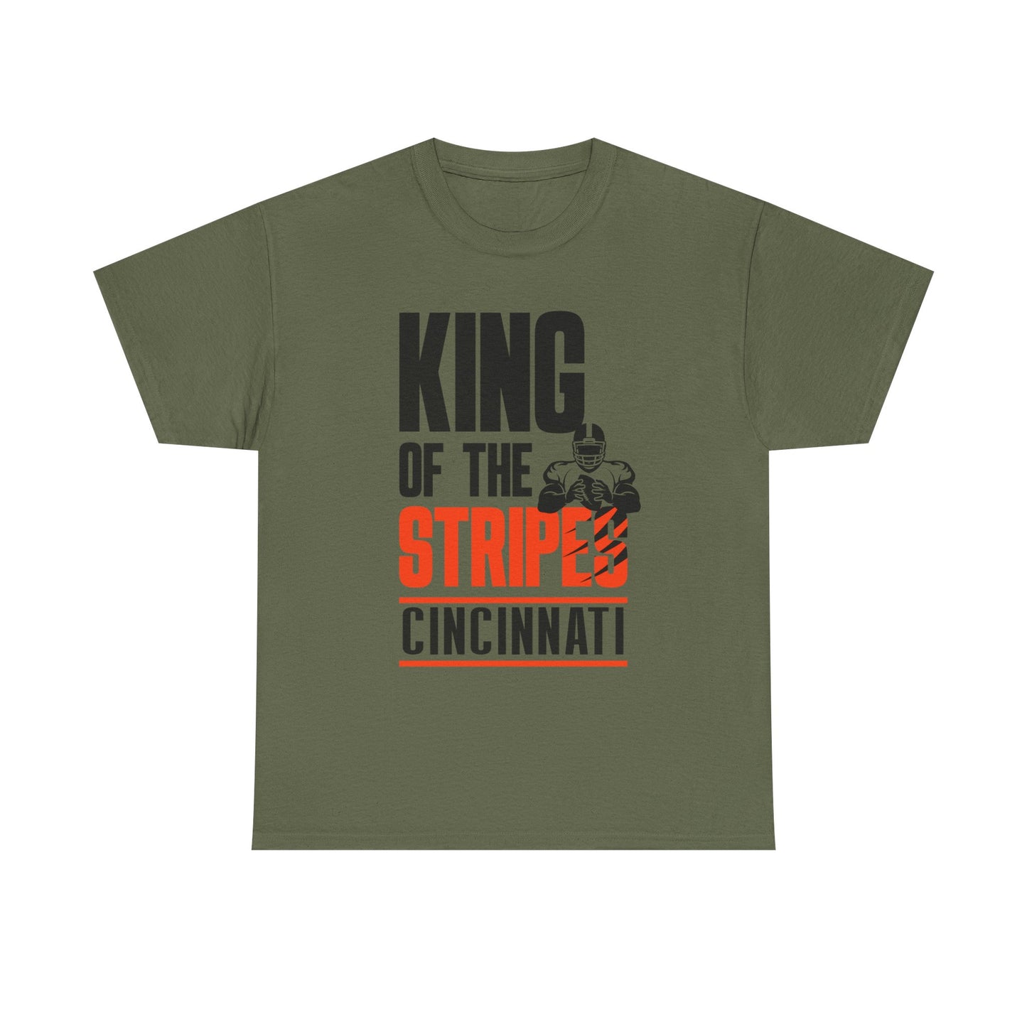 Cincinnati King of the Stripes Tee, Casual Graphic Tee, Male Cotton [...]