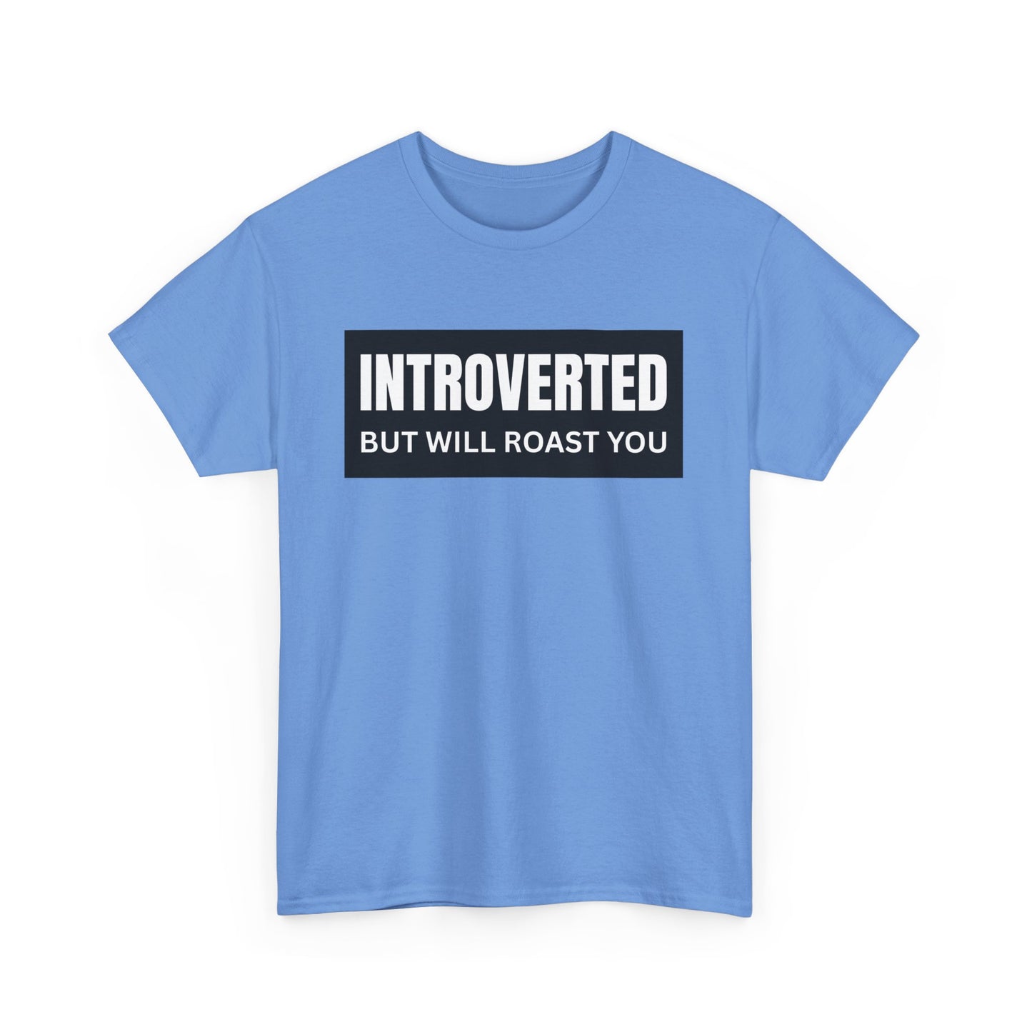 Introverted But Will Roast You Male Tee, Funny T-Shirt for Introverts, Perfect Gift for Friends, Humorous Apparel, Great for Casual [...]