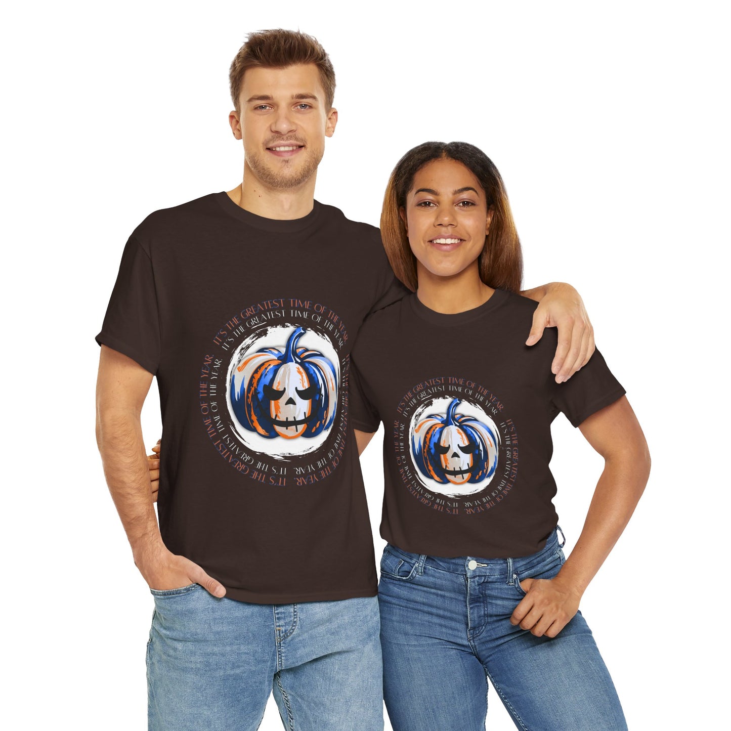 Halloween Pumpkin Tee, Unisex Halloween Shirt, Spooky Fall Apparel, Autumn Outfit, Trick or Treat Gift