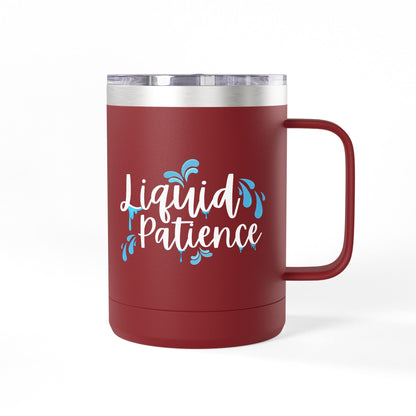 Liquid Patience Coffee Mug Tumbler | Perfect Gift for Coffee Lovers, Inspirational Drinkware, Home Office Accessory, Relaxation Gift, [...]