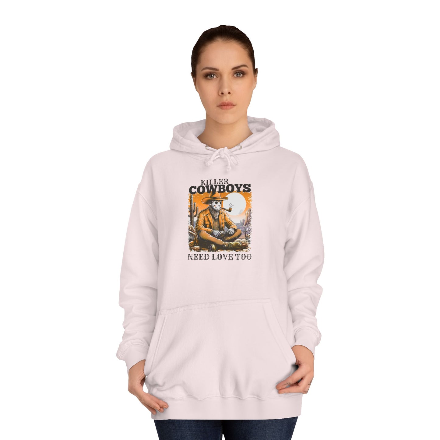 Unisex College Hoodie, Killer Cowboys