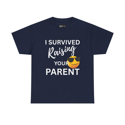 Funny Parent Survival Unisex T-Shirt | Gift for New Parents | Parenting Humor Tee | Casual Wear | Holiday Gift Idea