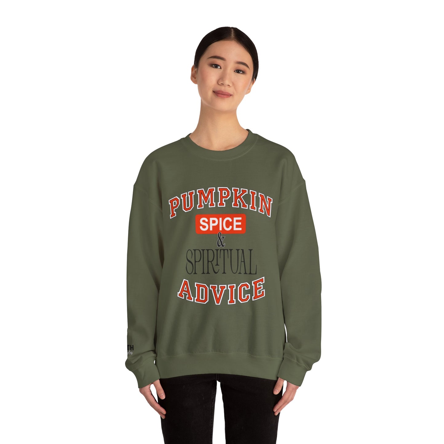 Cozy Pumpkin Spice Sweatshirt, Fall Sweatshirt, Spiritual Advice Crewneck, Autumn Fashion, Thanksgiving Gift, Unisex Sweater