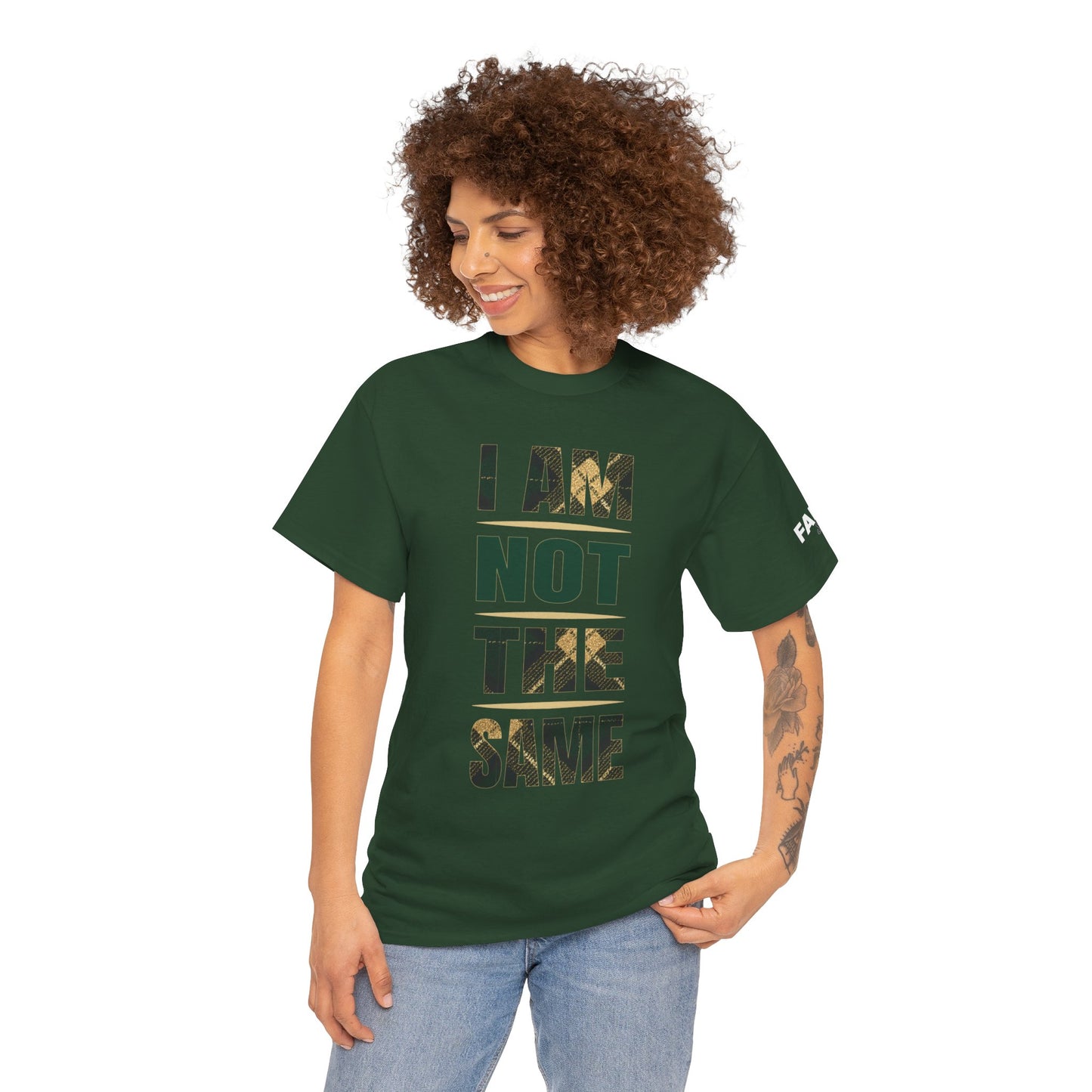 FaithStyles I Am Not The Same Tee — Inspirational Statement T-Shirt