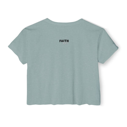 FaithStyles Bad Bitch Society Crop Top — Women's Festival Graphic Tee