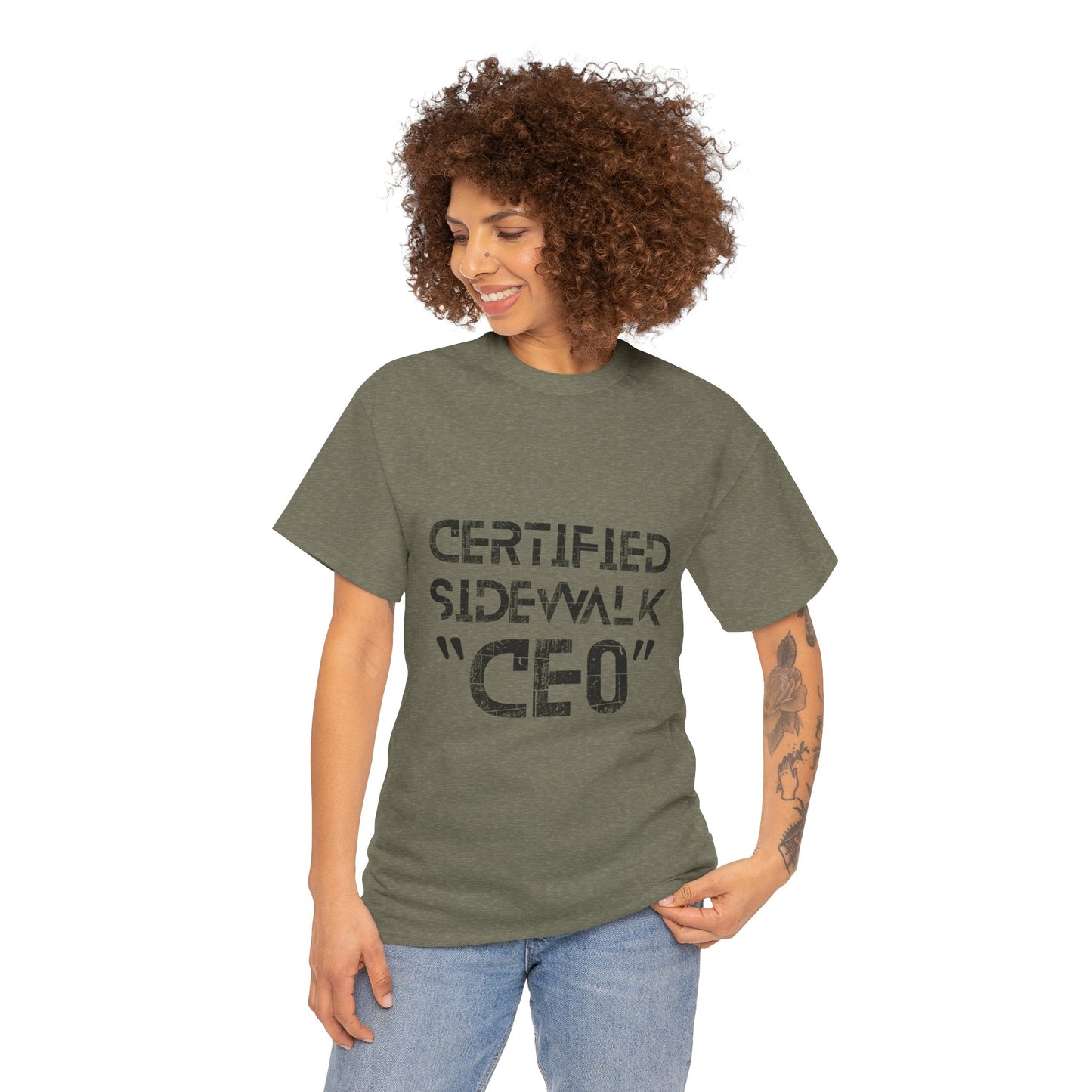 Certified Sidewalk CEO Tee - Fun Unisex T-Shirt, Birthday Gift, Casual Wear, Urban Style, Streetwear Fashion