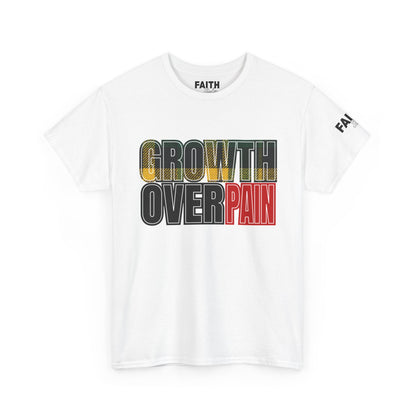 FaithStyles Growth Over Pain T‑Shirt — Motivational Graphic Tee