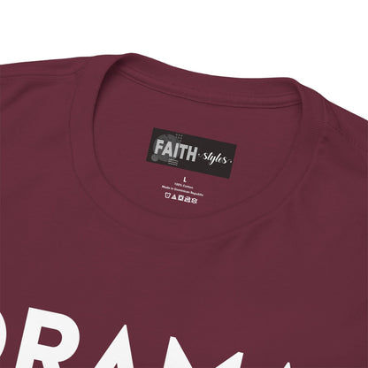 Drama Queen Cotton Tee - Empowering T-Shirt, Gift for Her, Casual Wear, Birthday Celebration, Statement Top