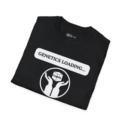 Genetics Loading T-Shirt, Funny Genetics Tee, Gift for Science Lovers, Unisex Humor Shirt, Casual Wear for Every Occasion