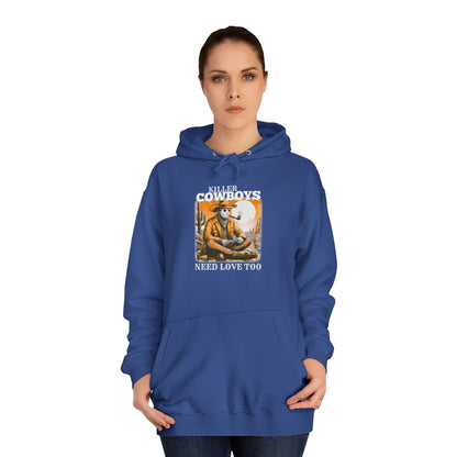 Unisex College Hoodie, Killer Cowboys