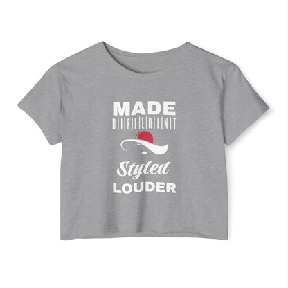 Made Different Women's Festival Crop Top - Boho Chic, Summer Vibes, Music Festival Shirt, Casual Wear, Gift for Her