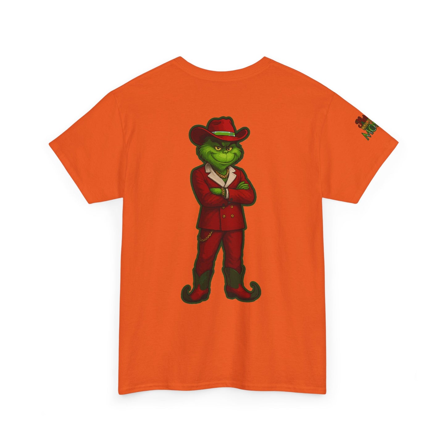 Grinch Inspired in Red Suit Tee — "Nah, I’m Money" Christmas Graphic T-Shirt